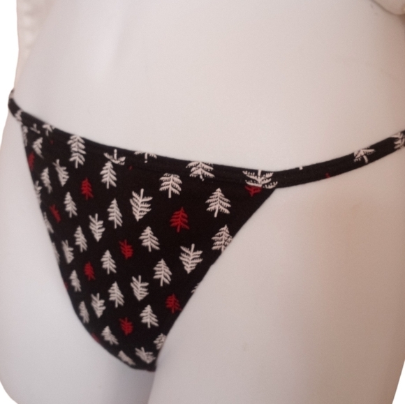 Victoria's Secret Christmas Trees V String Panty M - Picture 13 of 15